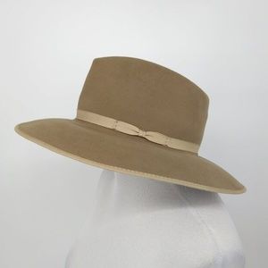 Teskey's Hat Dillinger Womens Cowboy Beige Fur Fel